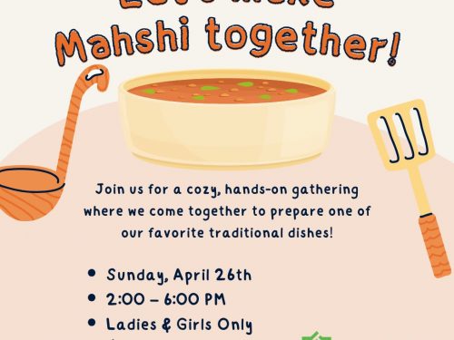 Sisters cooking "Mahshi"